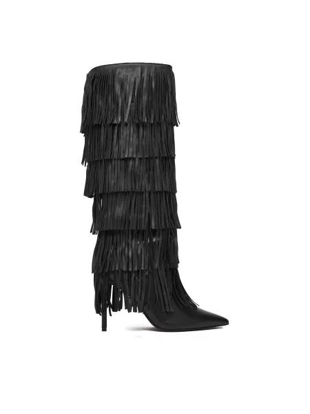 Kozačky Steve Madden černé