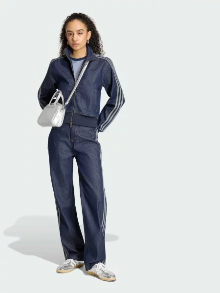 Джинсовая куртка Adidas синяя