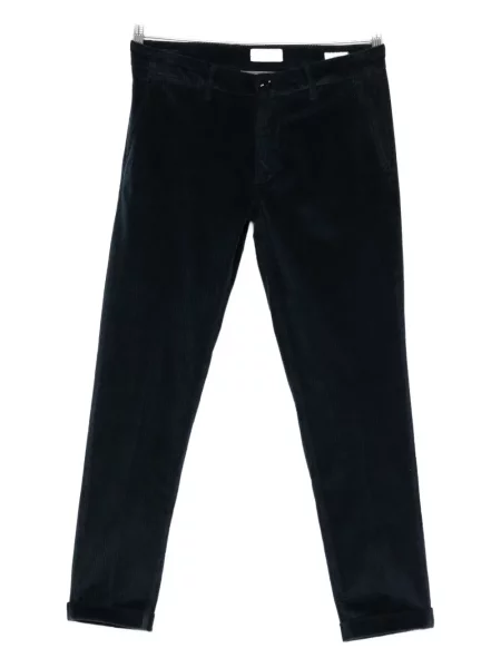 Pantaloni chino Re-hash de catifea cord albastru