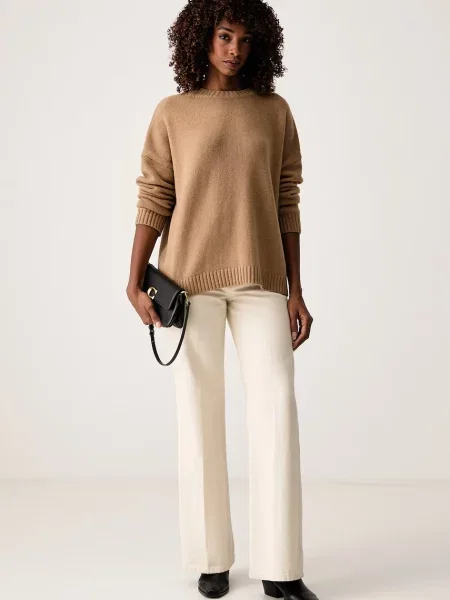 Weekend Max Mara pulover volnen WKDSIBARI rjava