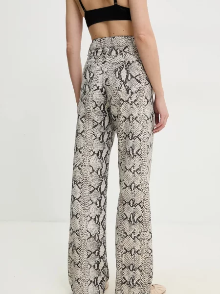 Džíny Answear Lab high waist béžové