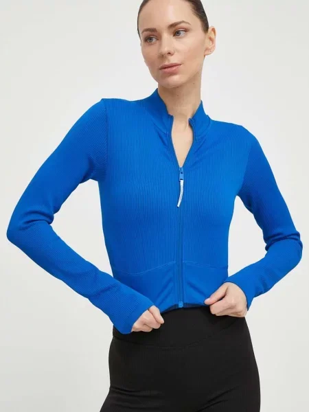 Pulover za vadbo Calvin Klein Performance modra