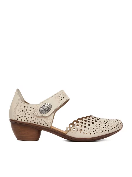 Poltopánky Rieker béžová