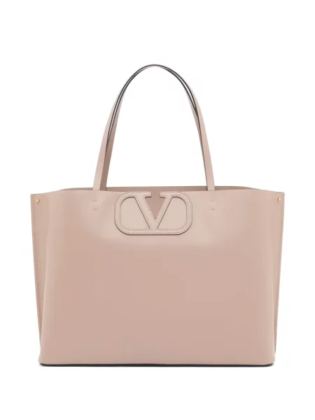 Geantă shopper Valentino Garavani roz
