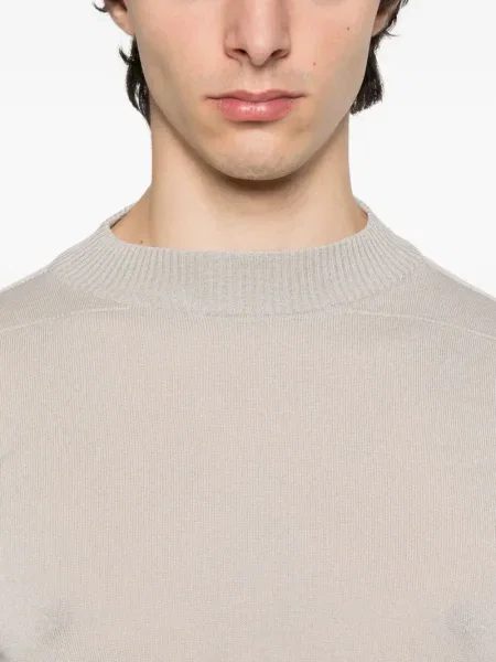Tricou Rick Owens de lână lung gri