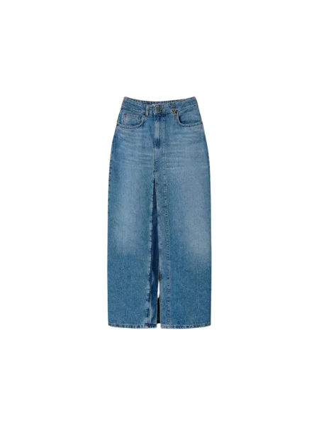 Spódnica jeansowa Twinset niebieska