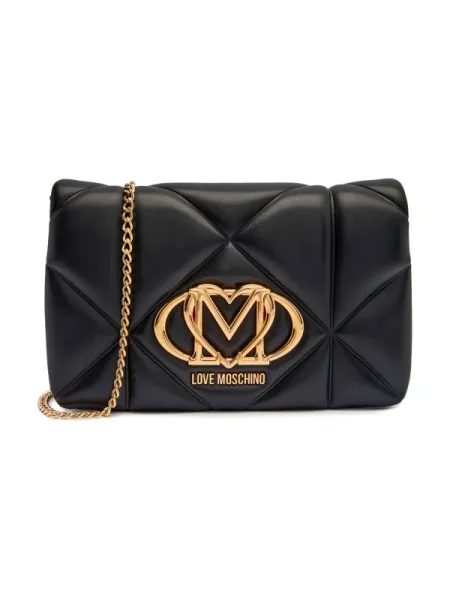 Geanta crossbody Love Moschino negru