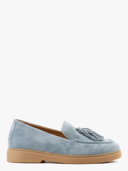 Замшеві Лофери LeBERDES блакитний