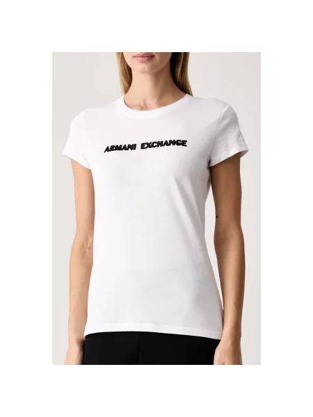 Tricou Armani Exchange alb