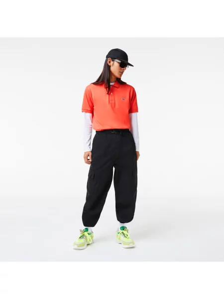 Lacoste Koszulka Polo Oryginał Petit Piqué pomarańczowa