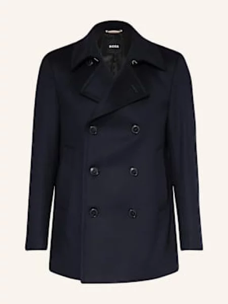 Boss Caban Kabát Hyde tmavě modrá