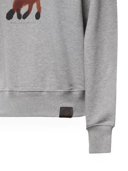 Hanorac Stella Mccartney cu imagine gri