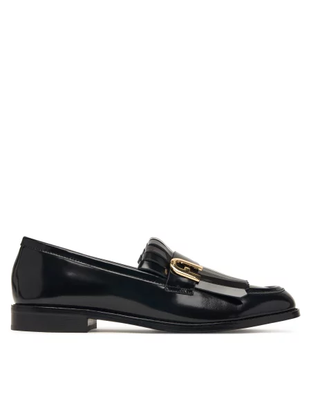 Loafersy Furla čierna