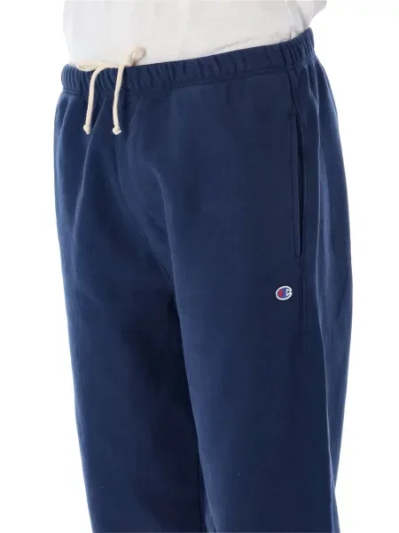 Pantaloni Champion Reverse Wave alergare cu cordon albastru