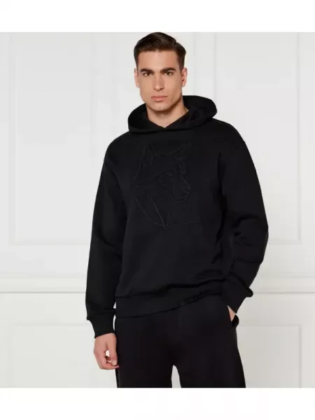 Armani Exchange Pulóver | Relaxed fit fekete