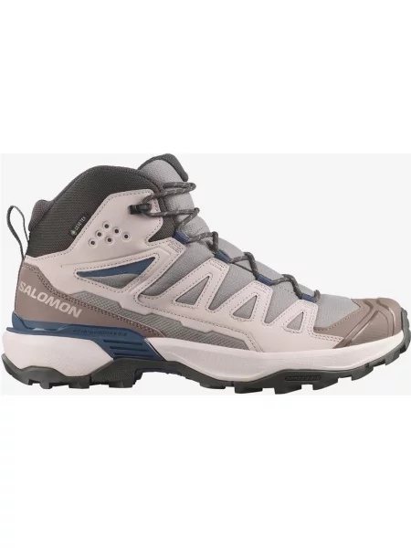 Buty trekkingowe Salomon X Ultra Mid GORE-TEX brązowy ciemnoniebieski szary