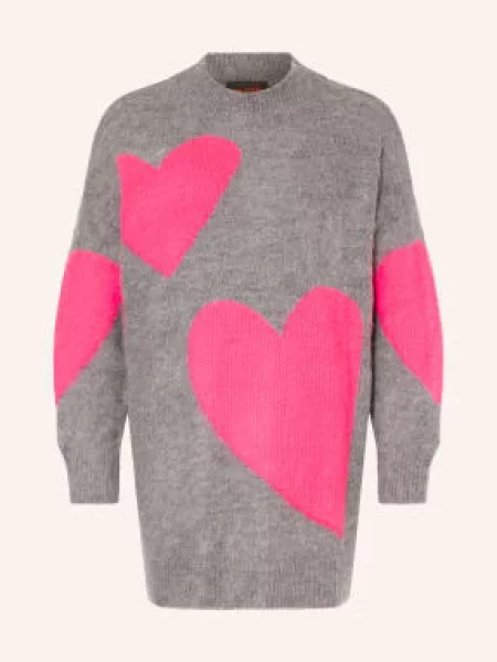 Miss Goodlife Sweter Z Alpaki grau szary