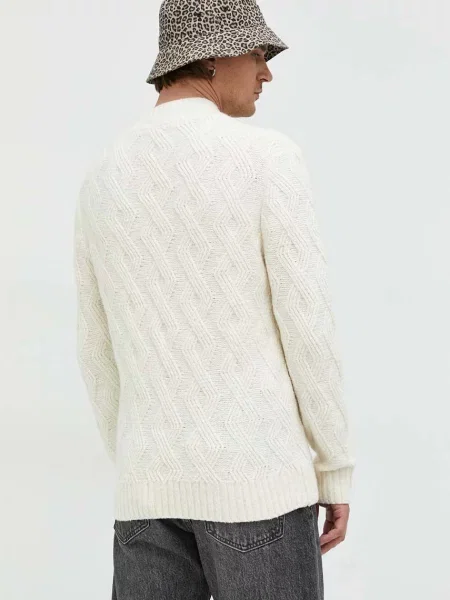 Svetr Abercrombie & Fitch pánský bílá