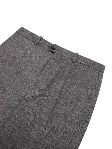 Pantaloni Circolo 1901 cu model herringbone gri