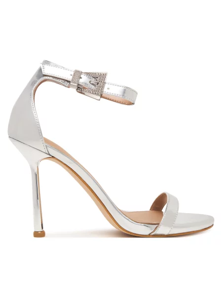 Босоножки Guess серебряные