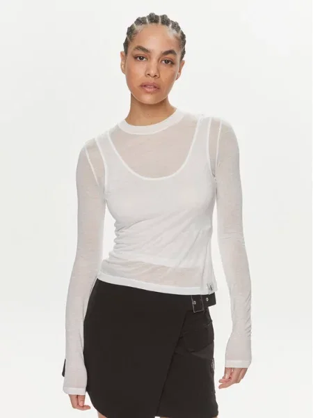 Bluza Calvin Klein Jeans bela