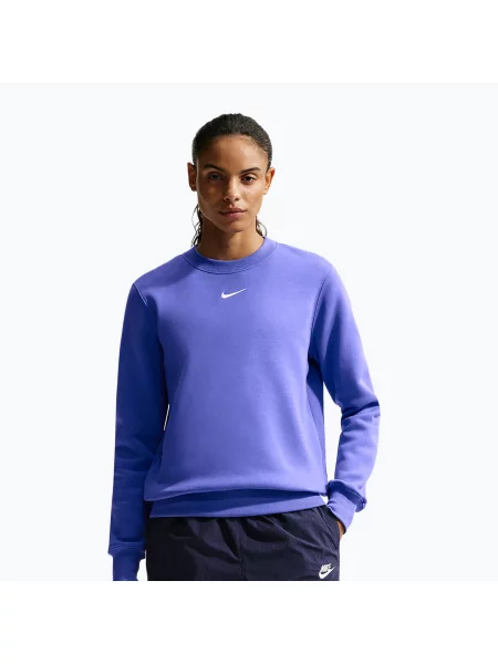 Mikina Nike Sportswear Phoenix Fleece Crewneck light medium blue/sail modrá