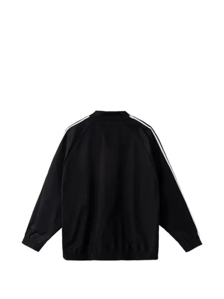 Hanorac Adidas cu glugă cu imagine din țesătură twill albastru