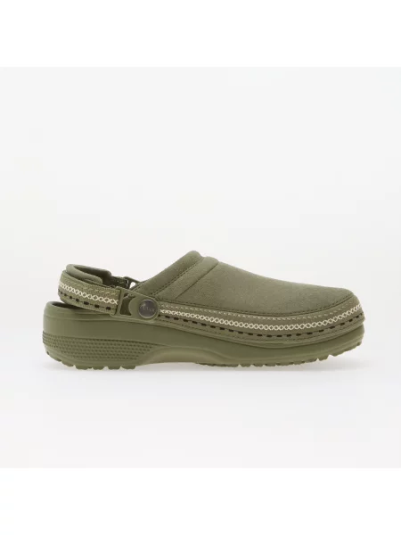 Pantofi Crocs Classic Crafted Vegan Suede Stitch Cargo 6