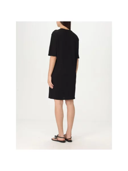 Armani Exchange sukienka mini prosta czarny