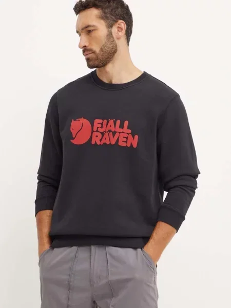 Суитчър Fjallraven с принт черно