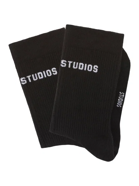 Copenhagen Studios Športne nogavice črna bela