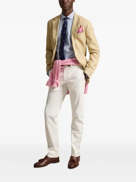 Șosete Polo Ralph Lauren cu broderie în carouri de flanelă verde