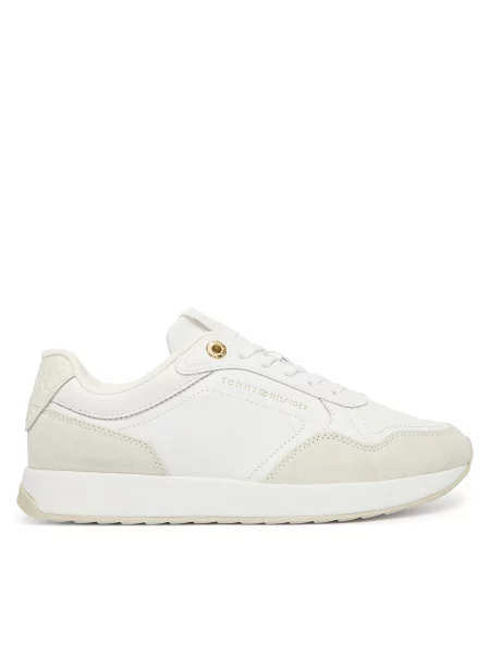 Tommy Hilfiger Tenisice Monogram Mix Material Runner bijela