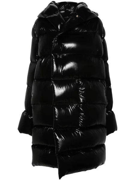 Geacă cu puf Rick Owens cu glugă negru