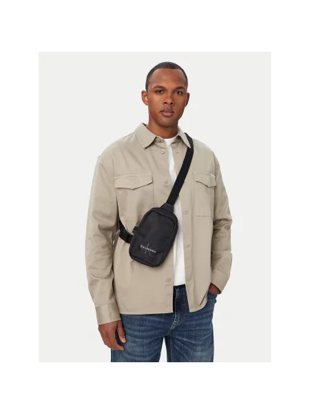Calvin Klein Maža rankinė Bold Phon Crossbody juoda