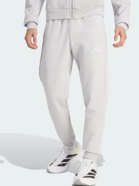 ADIDAS PERFORMANCE Sportske hlače svijetlosiva / bijela siva