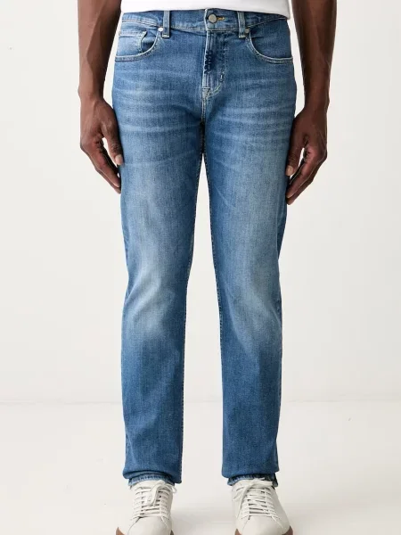 7 FOR ALL MANKIND blugi slim fit pentru bărbați albastru