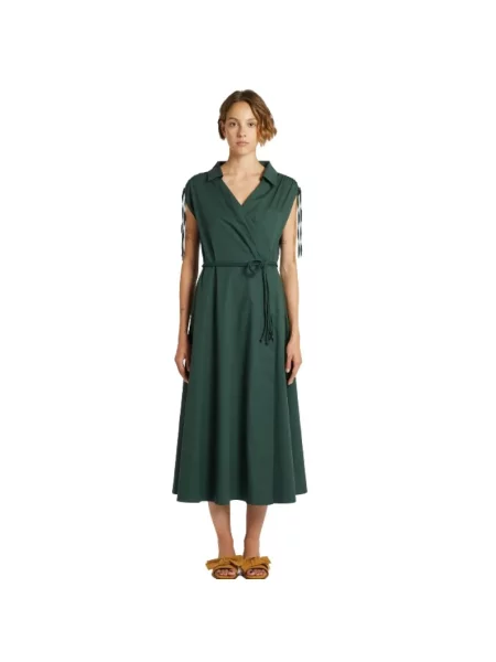 Sukienka midi Marella do kolan zielona