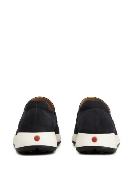 Pantofi loafer Tod's din piele de căprioară albastru