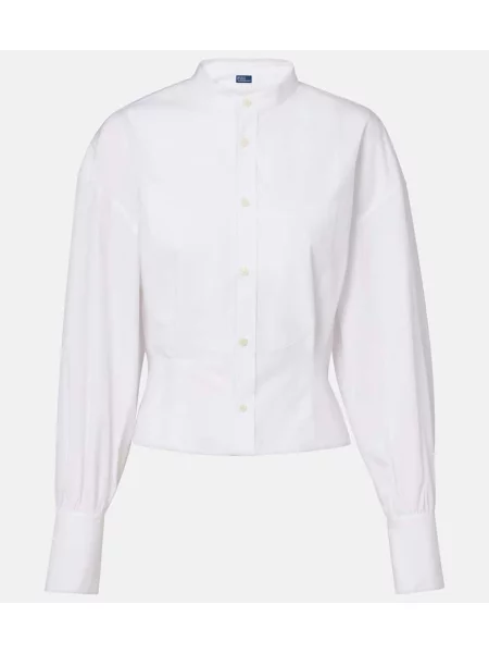 Cămașă Polo Ralph Lauren din poplin alb
