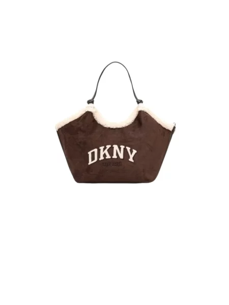 Shopperka Dkny brązowa