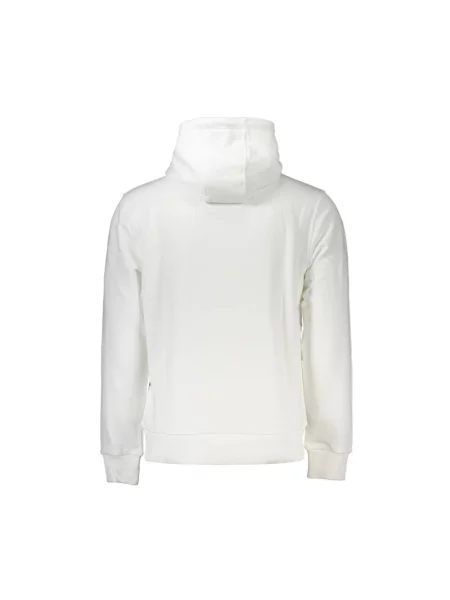 Bluza z kapturem Cavalli Class z kapturem biała