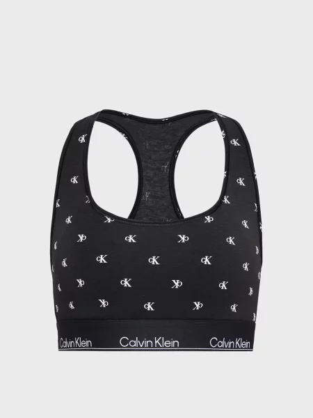 Без підкладки бюстгальтер Calvin Klein чорний