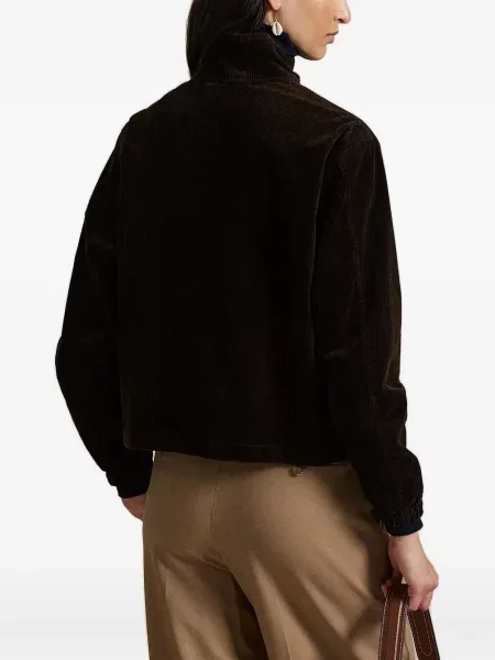 Căciulă Polo Ralph Lauren cu broderie cu două rânduri de nasturi alergare negru