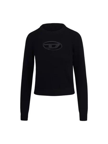 Sweter Diesel wełniany czarny