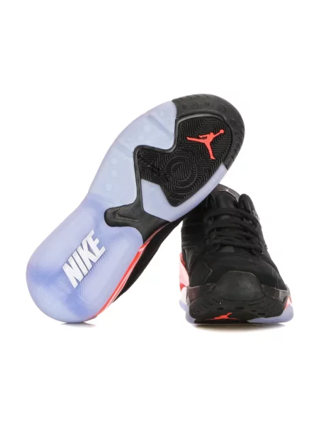 Sneakersy Jordan sznurowane skórzane czarne