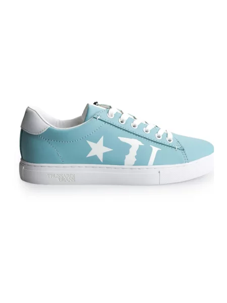 Sneakersy Trussardi niebieskie