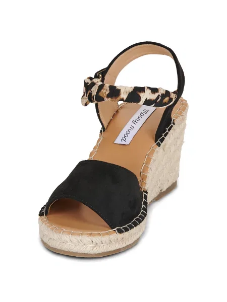 Espadrilky Moony Mood čierna