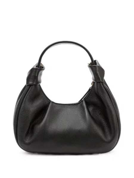 Geantă shopper La Portegna din piele negru