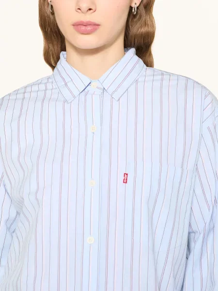 Levi's® Bluzka Koszulowa Harlie blau biała